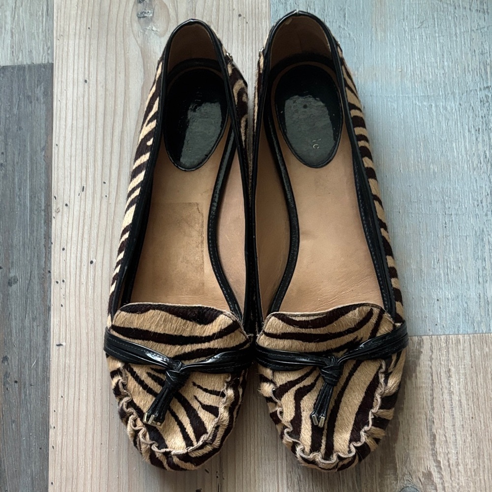 Kate Spade Zebra Print Women's Flats- Size 8